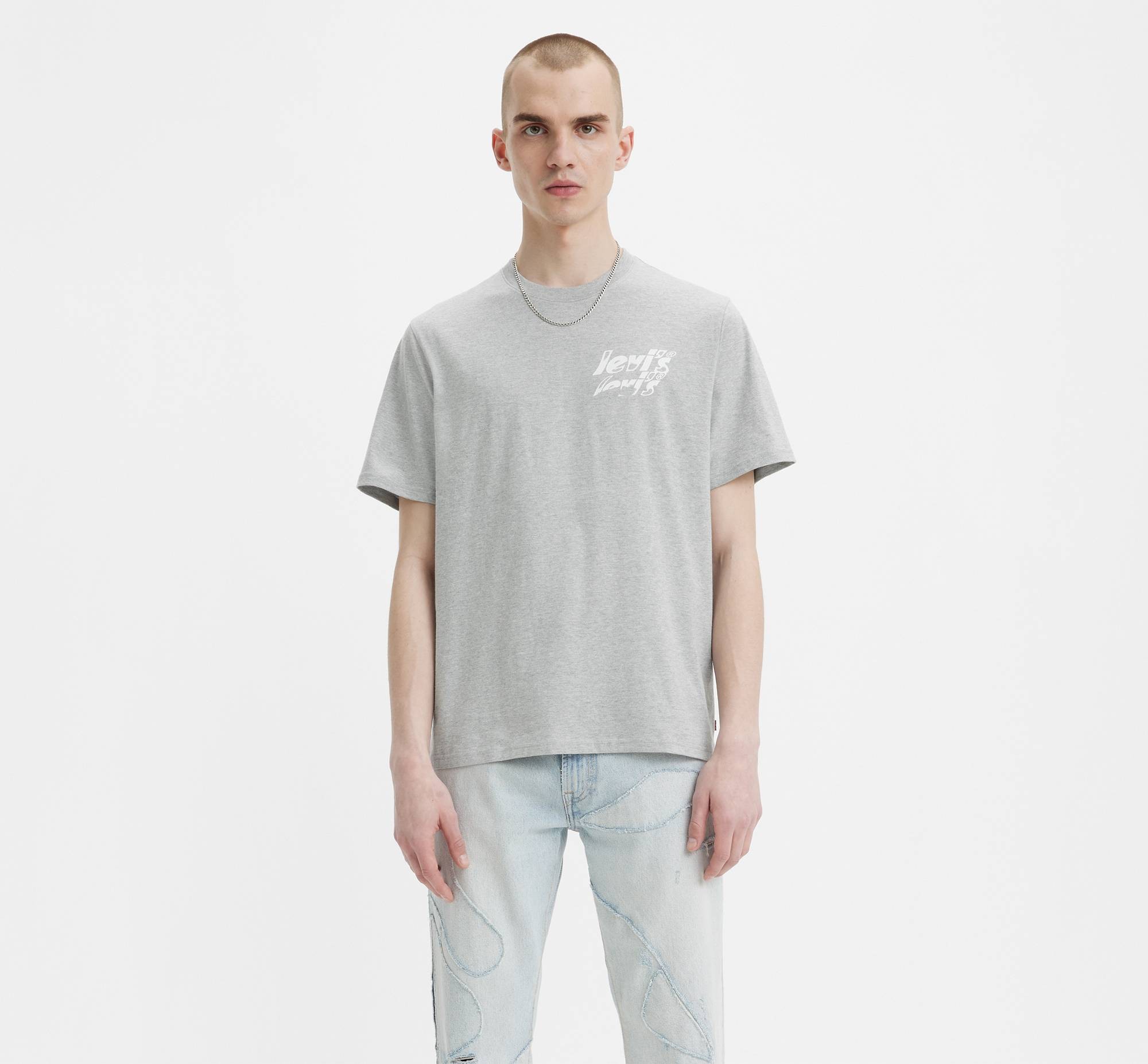 levis ss relaxed fit tee poster logo ssnl mhg